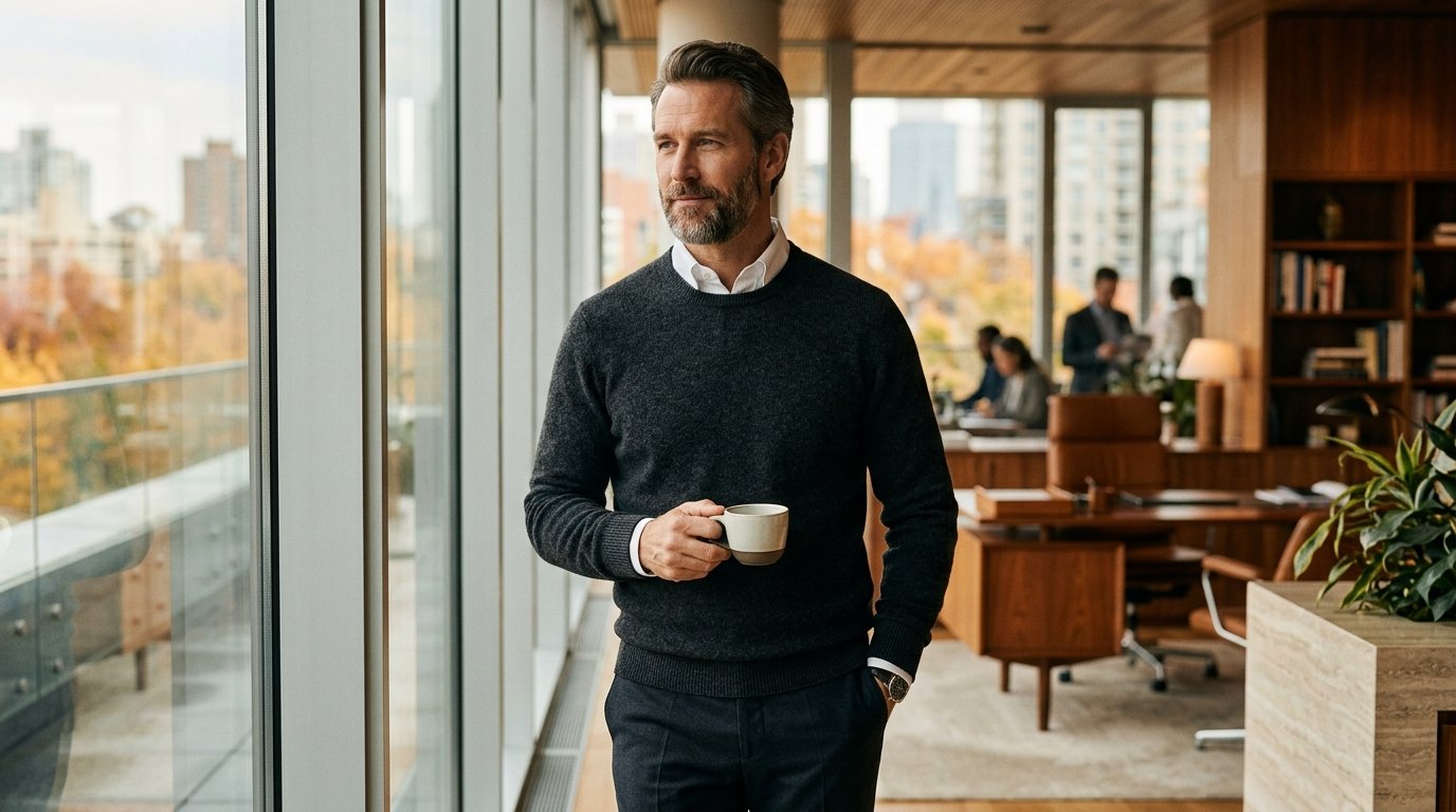 Guia do suéter masculino para o inverno gaúcho